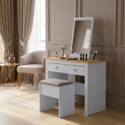 Jack Wills Lancaster 2 Drawer Dressing Table Set - thumbnail 2