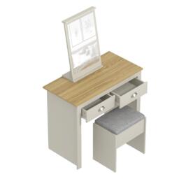 Jack Wills Lancaster 2 Drawer Dressing Table Set - thumbnail 5