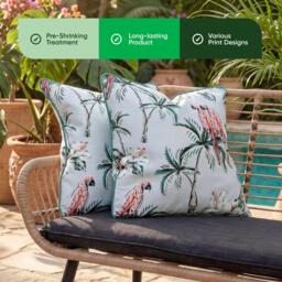 Streetwize Outdoor Pink Parrot Scatter Cushions - thumbnail 4