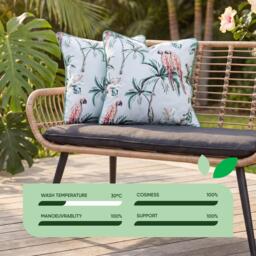 Streetwize Outdoor Pink Parrot Scatter Cushions - thumbnail 3