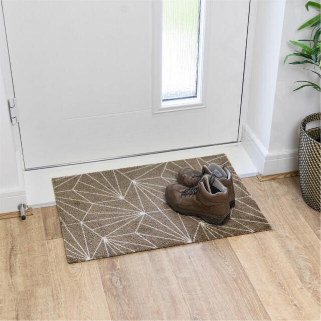 JVL Mega Mat Entrance Doormat Geo 50x75cm - image 1
