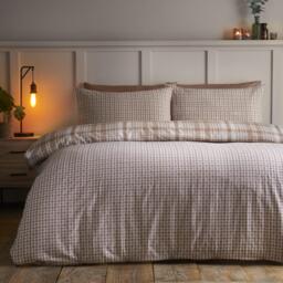 Catherine Lansfield Brushed Hamish Check Duvet Cover Set - thumbnail 2