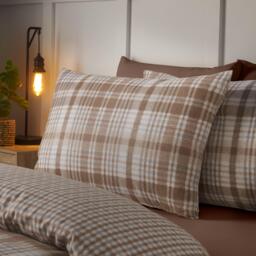 Catherine Lansfield Brushed Hamish Check Duvet Cover Set - thumbnail 3