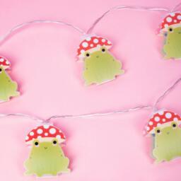 Fizz Creations Maurice Mushroom Frog String Lights - thumbnail 2