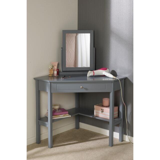 Homelife Homelife Corner Dressing Table/Desk with Mirror - image 1