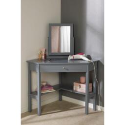 Homelife Homelife Corner Dressing Table/Desk with Mirror