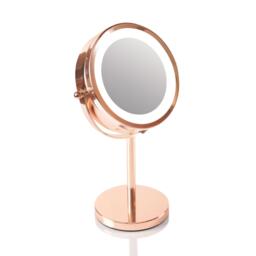 Rio Rose Gold Double Sided LED Cosmetic Mirror - thumbnail 3