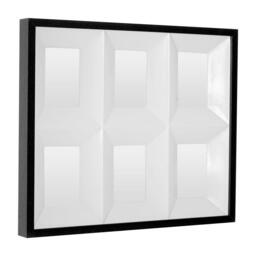 Interiors by Premier Maren Silver 9 Rectangular Multi Photo Frame - thumbnail 2