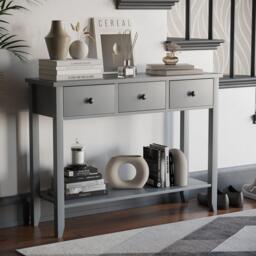 Lassic Vida Designs Windsor 3 Drawer Console Table
