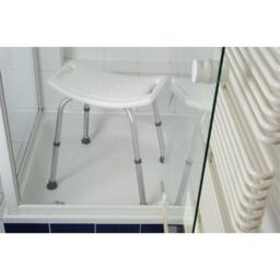 Vivamore Lightweight Adjustable Non-Slip Shower Chair - thumbnail 4