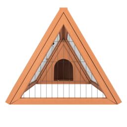 Lassic Pet Vida Triangle Wooden Pet Hutch - thumbnail 2