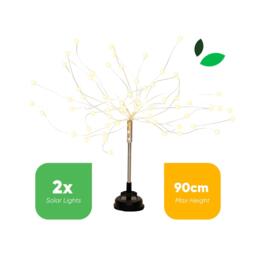 Streetwize Pair of Solar Stake Starburst LED Lights - thumbnail 3