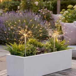 Streetwize Pair of Solar Stake Starburst LED Lights - thumbnail 1