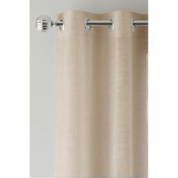 Enhanced Living Crete Linen Looks Sheer Eyelet Panel - Pair - thumbnail 2