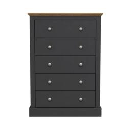 LPD Devon 5 Drawer Chest - thumbnail 2