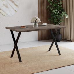 Lassic 4 Seater Dining Table With X Shape Legs - thumbnail 4