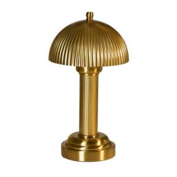 Lighting Collection Gold Portable Touch Lamp - thumbnail 3