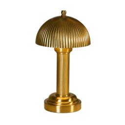 Lighting Collection Gold Portable Touch Lamp - thumbnail 2