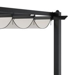 Breeins 10x10ft Aluminium Pergola with Retractable Roof - thumbnail 3