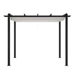 Breeins 10x10ft Aluminium Pergola with Retractable Roof