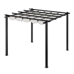 Breeins 10x10ft Aluminium Pergola with Retractable Roof - thumbnail 2
