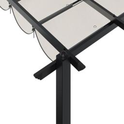 Breeins 10x10ft Aluminium Pergola with Retractable Roof - thumbnail 5