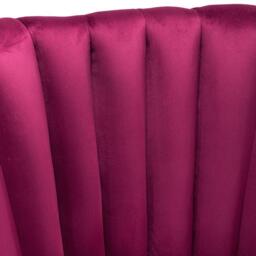 Kabinet UK Vintage Velvet Wing Back Armchair with Studs - thumbnail 6