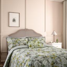 English Heritage Eagle House Damask Duvet Cover Set - thumbnail 2