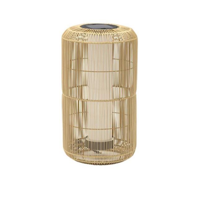 K Living Rao Large Rattan Solar Rechargeable Lamp - image 1