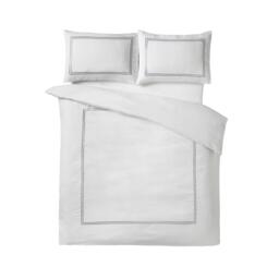 Catherine Lansfield Soft Mono Satin Stitch Duvet Cover Set - thumbnail 5