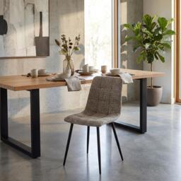Shankar Set of 4 Holbrook Woven Dining Chairs