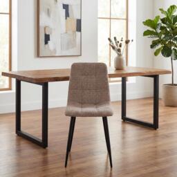 Shankar Set of 4 Holbrook Woven Dining Chairs