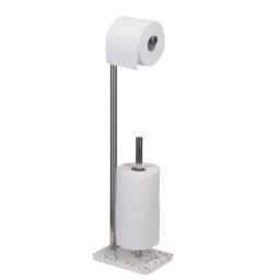Croydex Blue Terrazzo Toilet Roll Holder - thumbnail 2
