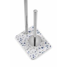 Croydex Blue Terrazzo Toilet Roll Holder - thumbnail 4