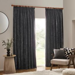 Yard Heavy Chenille Fully Lined Pencil Pleat Curtains - thumbnail 2