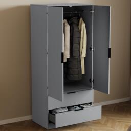Lassic Trega 2 Door 2 Drawer Wardrobe - thumbnail 4