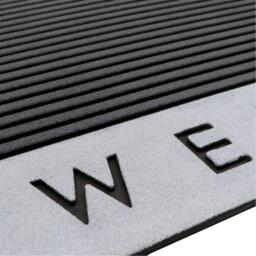 JVL Quartz Welcome Rubber Doormat - thumbnail 4
