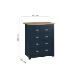 Birlea Highgate 4 Drawer Chest - thumbnail 9