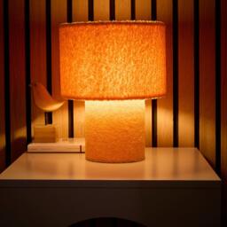 K Living Osaka Yellow Teddy Velvet Table Lamp - thumbnail 2