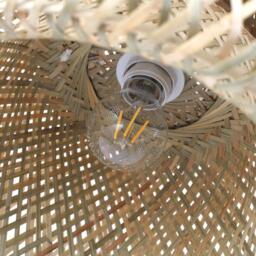 Kabinet UK Traditional Woven Rattan Floor Lamp - thumbnail 7