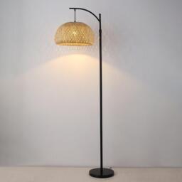 Kabinet UK Traditional Woven Rattan Floor Lamp - thumbnail 4
