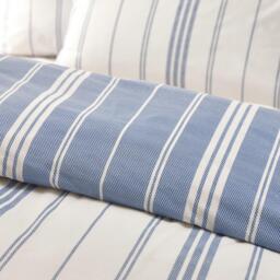 Catherine Lansfield Harbour Stripe Reversible Duvet Cover Set - thumbnail 4