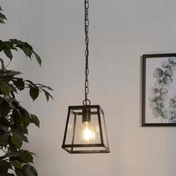 Lighting Collection 1 Light Industrial Pendant - thumbnail 1