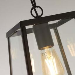 Lighting Collection 1 Light Industrial Pendant - thumbnail 2