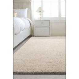 Homemaker Luxury Shaggy Ivory Rug - thumbnail 1