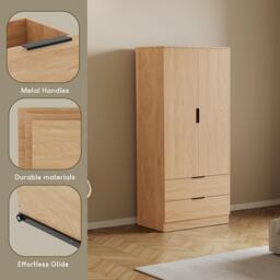 Lassic Trega 2 Door 2 Drawer Wardrobe - thumbnail 7