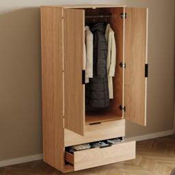 Lassic Trega 2 Door 2 Drawer Wardrobe - thumbnail 4