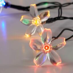Lighting Collection SOLAR FLOWER HEAD BATTERY STRING LIGHTS - thumbnail 4