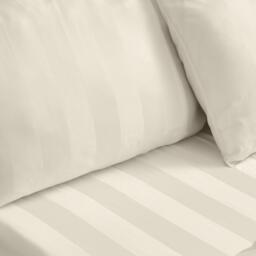 Catherine Lansfield Soft Satin Stripe Pillowcases - thumbnail 2