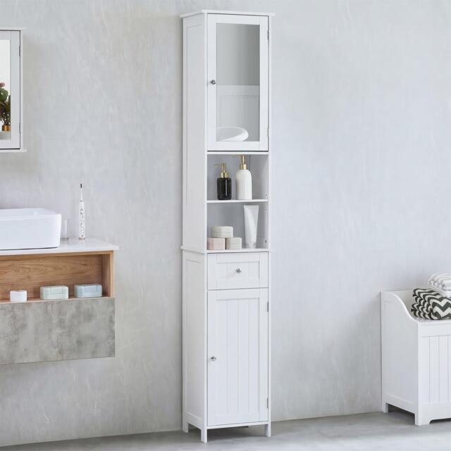 Lassic Bath Vida Priano 2 Door Tall Cabinet With Mirror